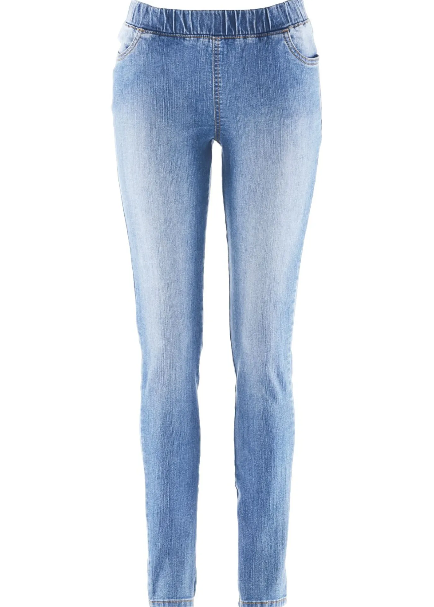 bonprix bonprix Treggings elásticos y cómodos azul medio denim usado Best