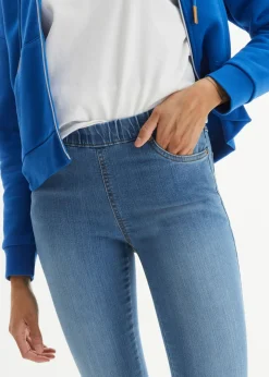 bonprix bonprix Treggings elásticos y cómodos azul medio denim usado Best