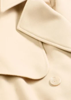 bonprix bonprix Trenca con aspecto de lana gris guijarro Outlet