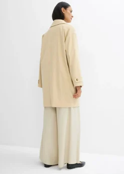 bonprix bonprix Trenca en corte A Beige verdoso Online