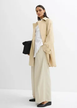 bonprix bonprix Trenca en corte A Beige verdoso Online