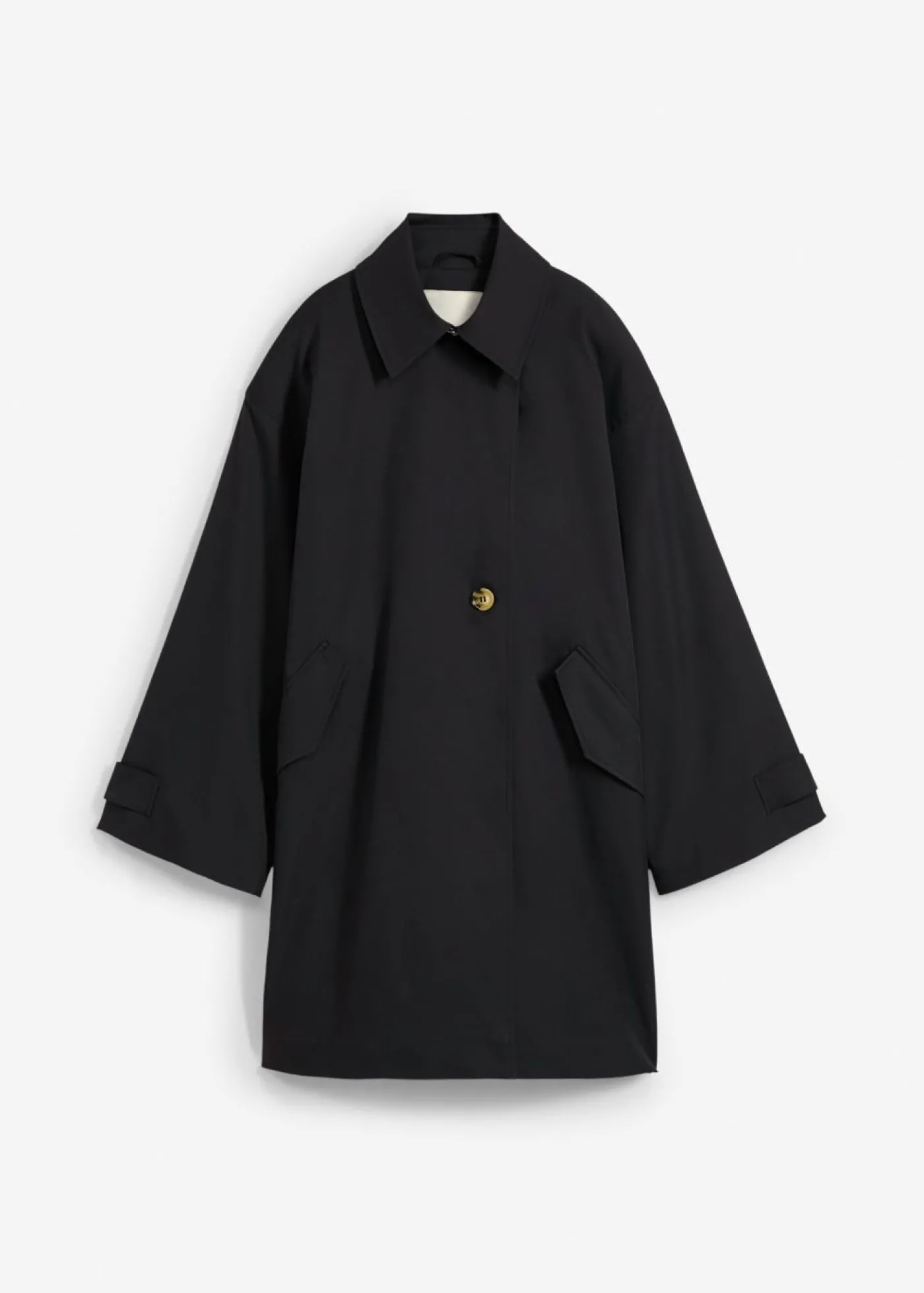 bonprix bonprix Trenca en corte A Negro Online