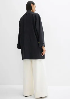 bonprix bonprix Trenca en corte A Negro Online
