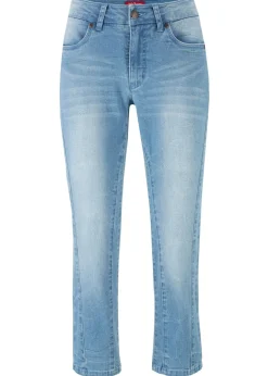 bonprix bonprix Vaquero soft 7/8 azul claro denim usado Discount