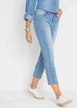 bonprix bonprix Vaquero soft 7/8 azul claro denim usado Discount
