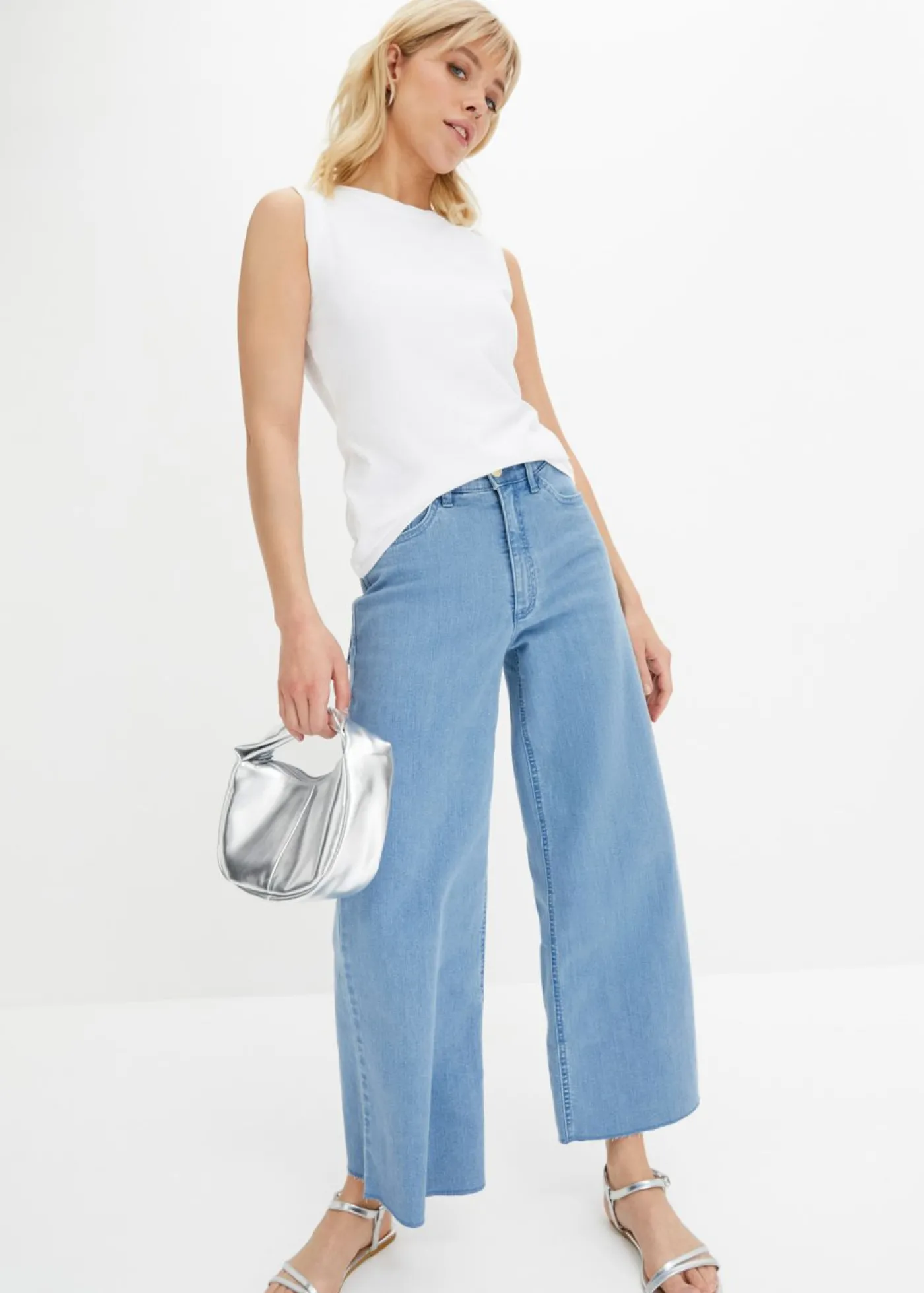 bonprix bonprix Vaqueros azul claro denim usado Online