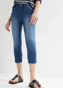 bonprix bonprix Vaqueros 3/4 azul piedra+azul oscuro denim usado Best
