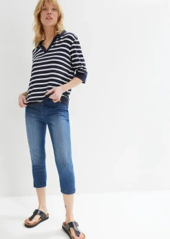 bonprix bonprix Vaqueros 3/4 azul piedra+azul oscuro denim usado Best