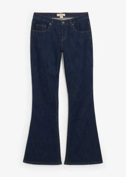 bonprix bonprix Vaqueros acampanados de talle medio Azul oscuro denim Hot