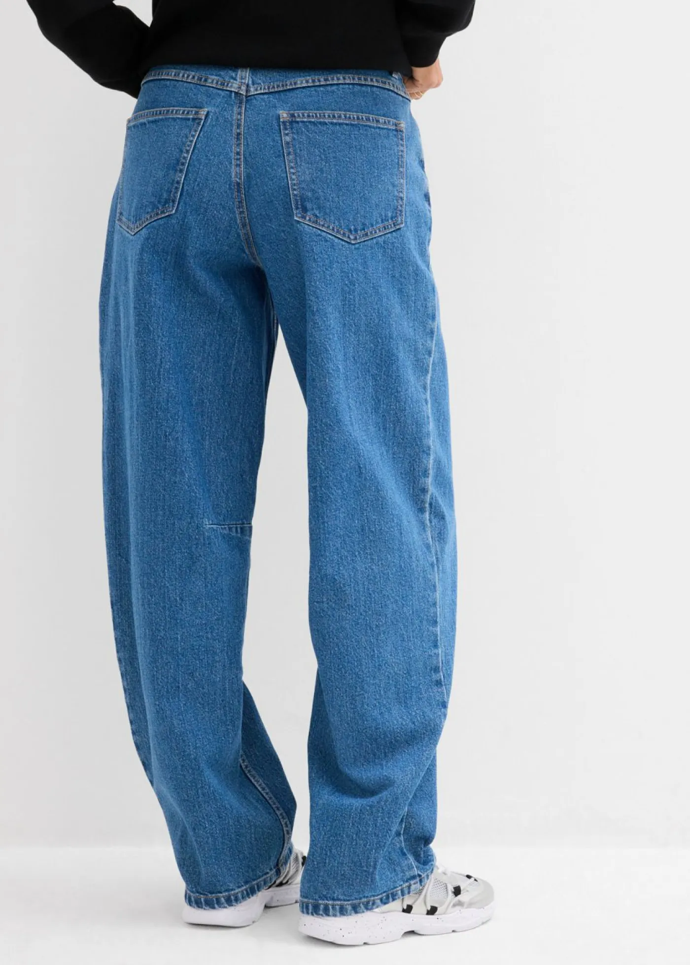 bonprix bonprix Vaqueros barrel, mid waist azul medio denim usado New