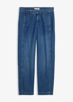 bonprix bonprix Vaqueros barrel, mid waist Azul piedra usado Discount