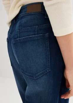 bonprix bonprix Vaqueros barrel, mid waist Azul piedra usado Clearance