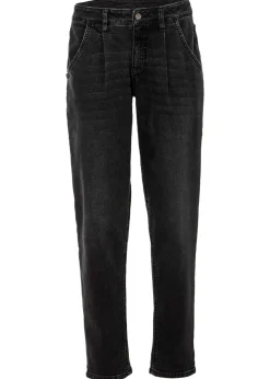 bonprix bonprix Vaqueros barrel, mid waist, elástico denim negro Best