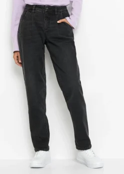 bonprix bonprix Vaqueros barrel, mid waist, elástico denim negro Best