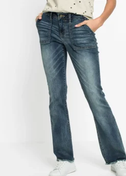 bonprix bonprix Vaqueros bootcut Piedra azulada Online