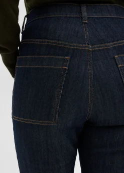 bonprix bonprix Vaqueros bootcut, high waist, cintura cómoda Azul oscuro denim Sale