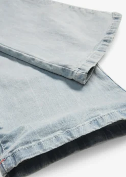 bonprix bonprix Vaqueros bootcut mid waist, elásticos Azul claro desgastado Sale