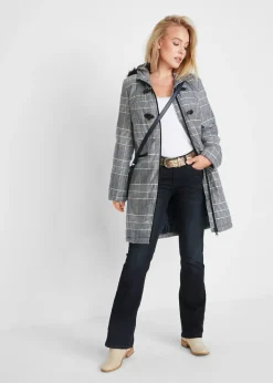 bonprix bonprix Vaqueros bootcut mid waist, elásticos azul oscuro denim usado New