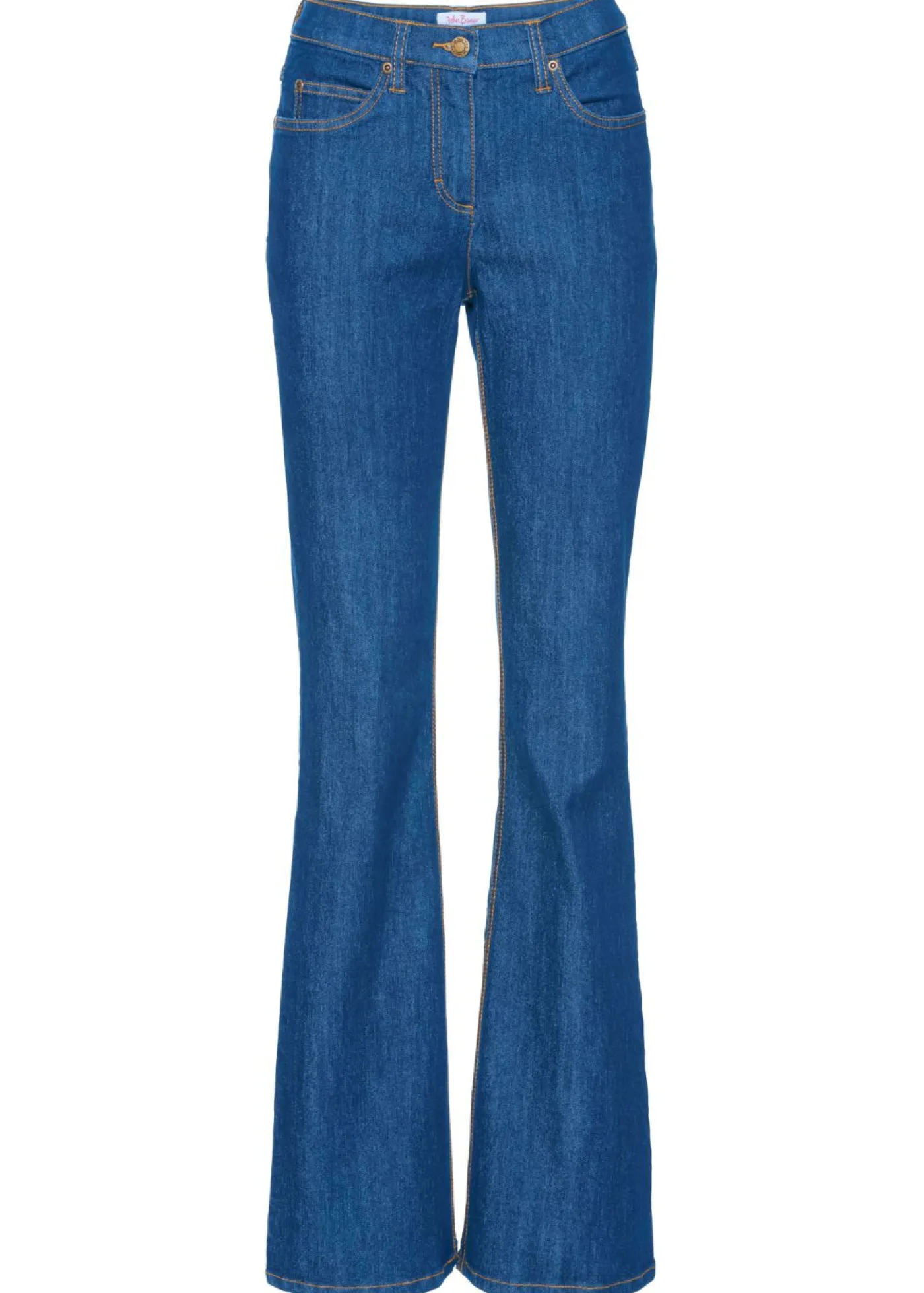 bonprix bonprix Vaqueros bootcut mid waist, elásticos Azul Hot