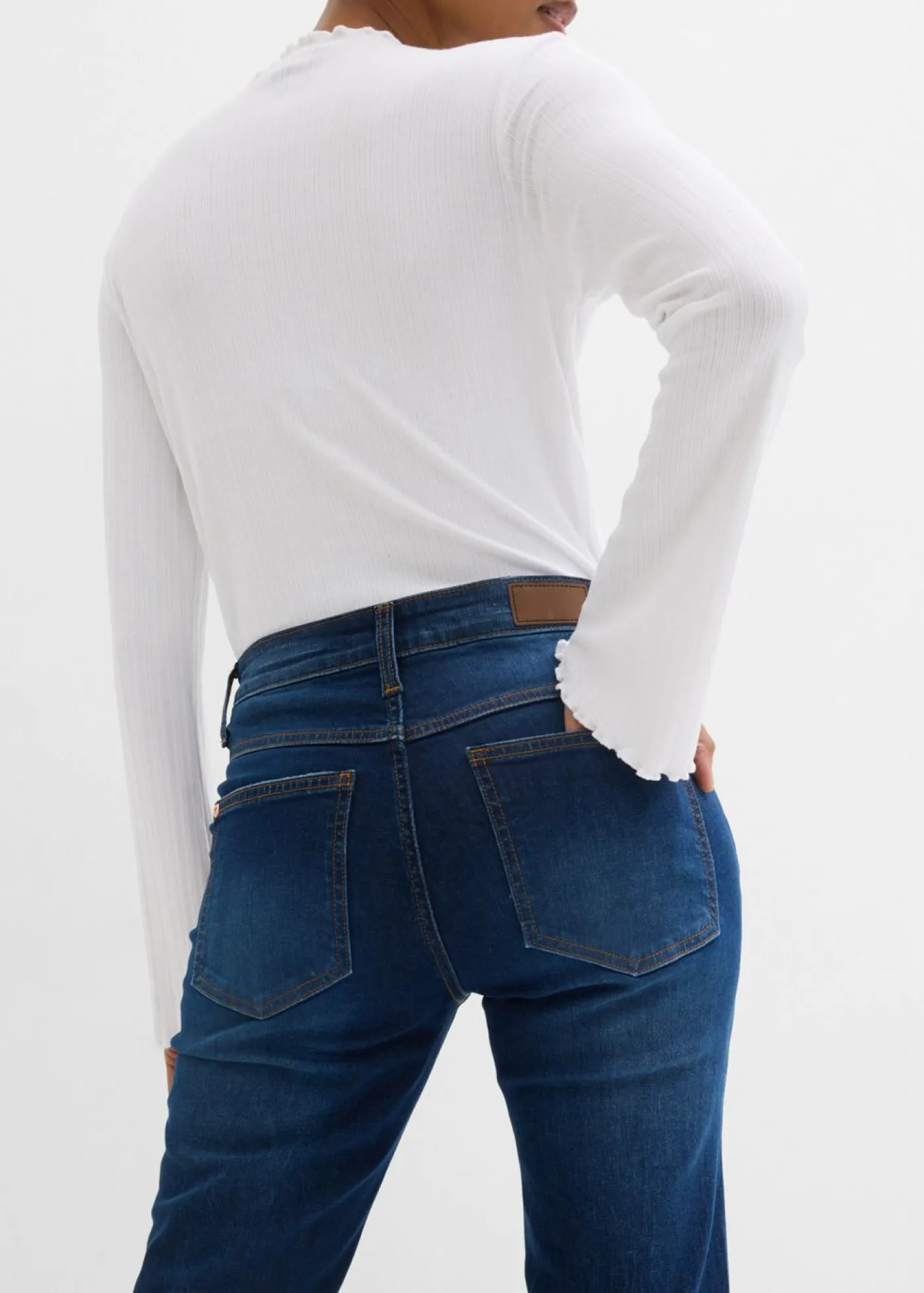 bonprix bonprix Vaqueros bootcut mid waist, elásticos Azul piedra usado Best