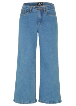 bonprix bonprix Vaqueros capri anchos Essential Azul piedra Sale