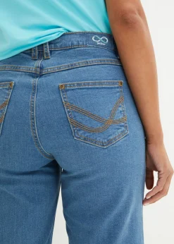 bonprix bonprix Vaqueros capri anchos Essential Azul piedra Sale