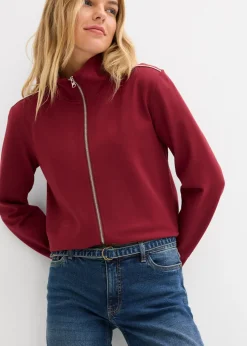 bonprix bonprix Vaqueros de pernera ancha, mid waist, largo completo azul oscuro denim usado