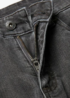 bonprix bonprix Vaqueros de pernera ancha, mid waist, elástico denim gris Best