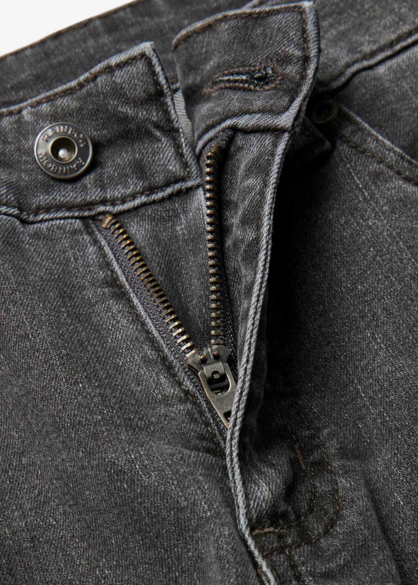 bonprix bonprix Vaqueros de pernera ancha, mid waist, elástico denim gris Best