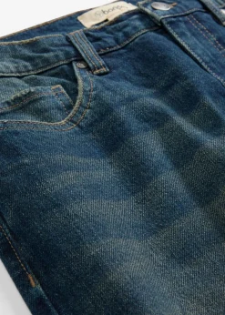 bonprix bonprix Vaqueros de pernera ancha, high waist Azul oscuro denim Discount