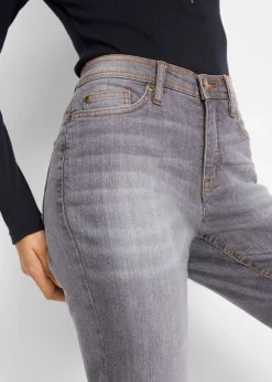 bonprix bonprix Vaqueros elásticos con corte mom y talle medio Denim gris usado Best