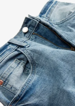 bonprix bonprix Vaqueros elásticos de cintura alta y corte mom Denim claro usado Clearance