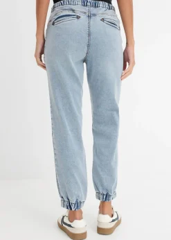 bonprix bonprix Vaqueros elásticos deportivos de talle medio Azul Discount