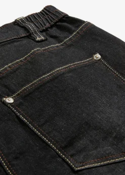 bonprix bonprix Vaqueros elásticos tipo boyfriend, mid waist Negro denim New