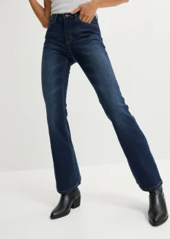 bonprix bonprix Vaqueros flared high waist denim oscuro Clearance