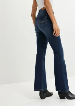 bonprix bonprix Vaqueros flared high waist denim oscuro Clearance