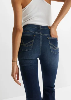 bonprix bonprix Vaqueros flared high waist denim oscuro Clearance