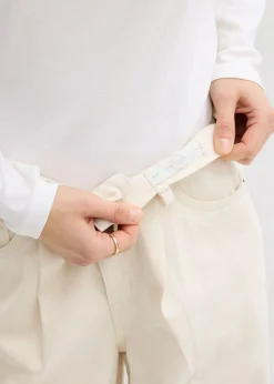 bonprix bonprix Vaqueros palazzo, super wide, de algodón Crudo Clearance