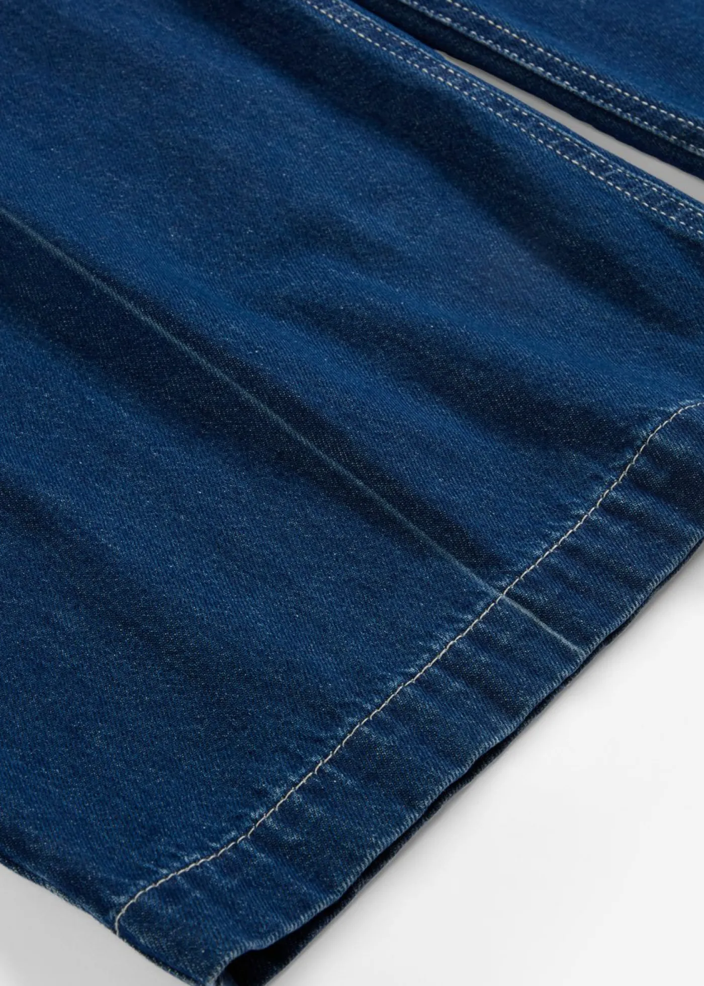 bonprix bonprix Vaqueros palazzo, super wide, de algodón azul oscuro denim usado Outlet