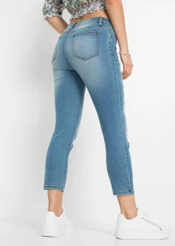 bonprix bonprix Vaqueros pitillo desgastados Denim claro