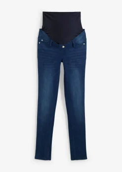 bonprix bonprix Vaqueros premamá con interior cálido y corte ajustado denim oscuro Best