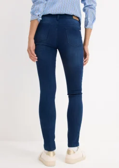 bonprix bonprix Vaqueros premamá con interior cálido y corte ajustado denim oscuro Best