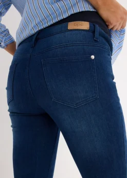 bonprix bonprix Vaqueros premamá con interior cálido y corte ajustado denim oscuro Best