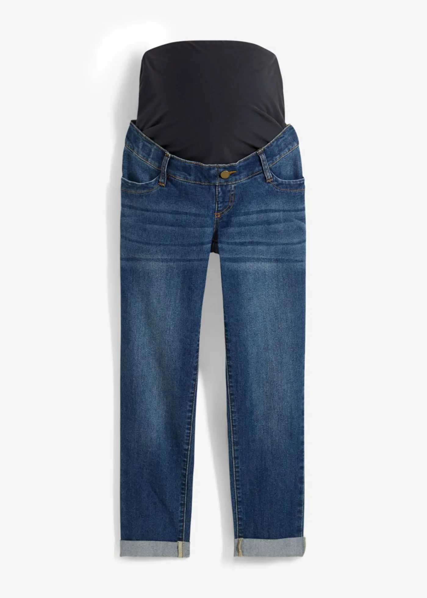 bonprix bonprix Vaqueros premamá con largo 7/8, slim Azul piedra New