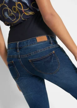 bonprix bonprix Vaqueros premamá con largo 7/8, slim Azul piedra New