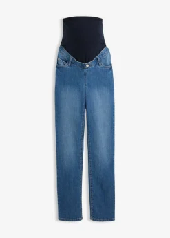 bonprix bonprix Vaqueros premamá de algodón orgánico con pernera recta Denim Hot