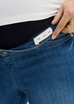 bonprix bonprix Vaqueros premamá de algodón orgánico con pernera recta Denim Hot