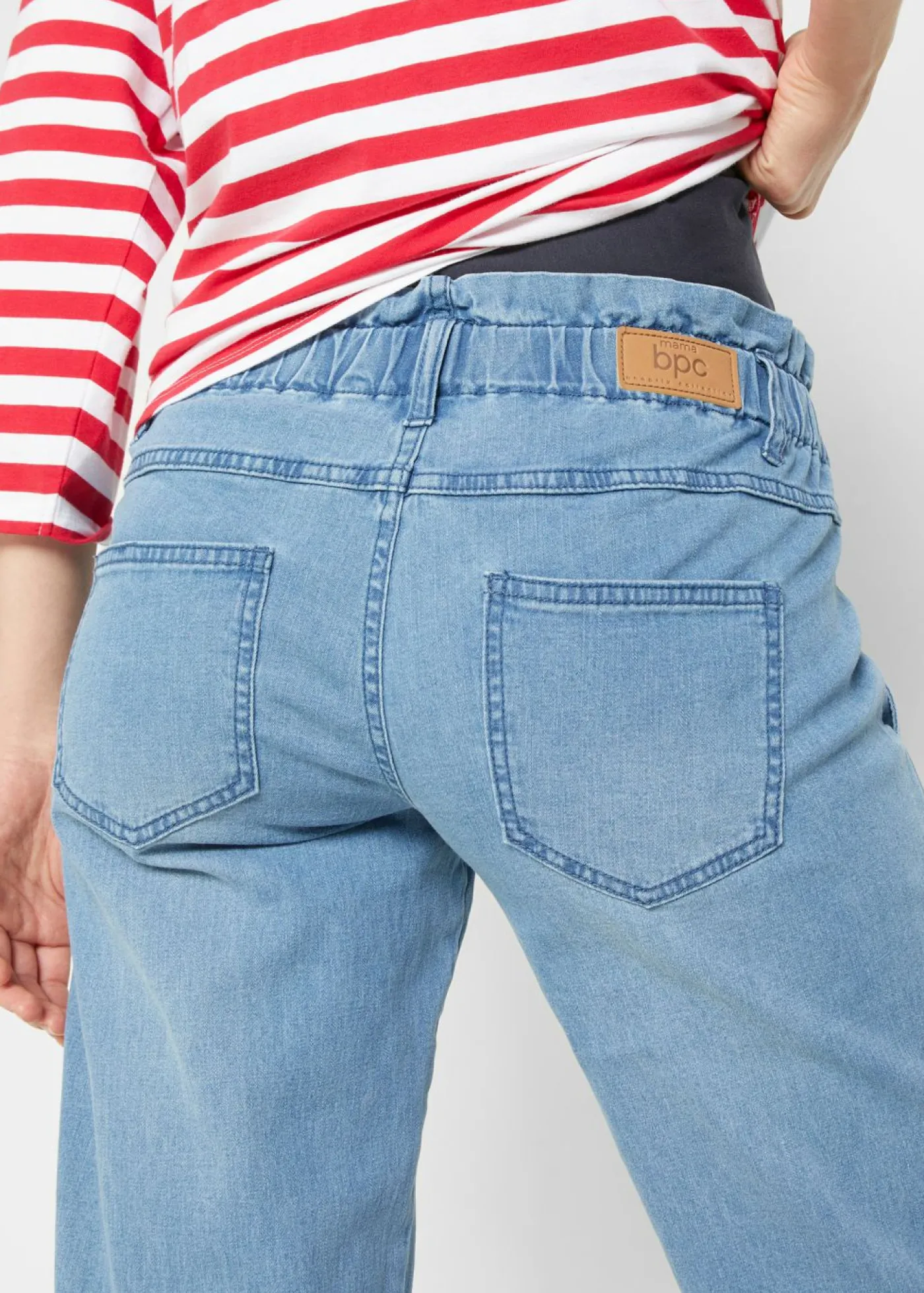 bonprix bonprix Vaqueros premamá de algodón elástico, pernera estrecha Denim Best