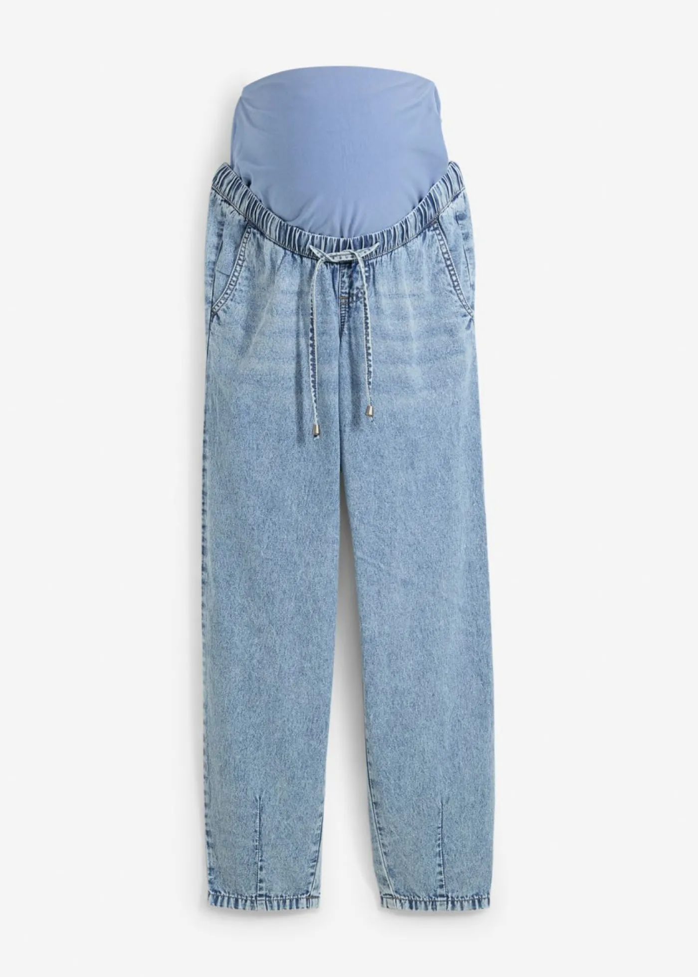 bonprix bonprix Vaqueros premamá hasta el tobillo con corte boyfriend azul claro denim New