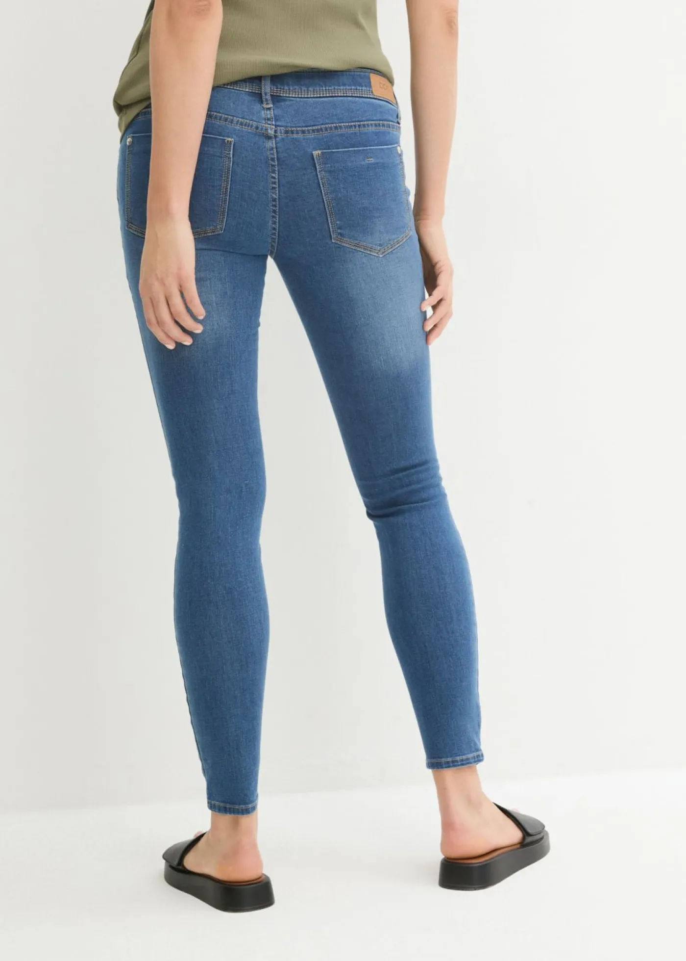 bonprix bonprix Vaqueros premamá, skinny Denim medio New